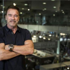 Arnold Schwarzenegger en el evento multideportivo que organiza en la Fira del Hospitalet.-FERRAN NADEU