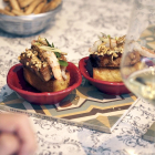 Cata de vinos de la Denominación de Origen Rueda con un menú de ‘chef’ a base de insectos. GUILLERMO DEL PALACIO
