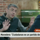 Monedero, con Risto, en 'Al rincón de pensar'.-Foto: ATRESMEDIA