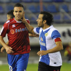 Julio Álvarez es una de las bajas del Numancia para el partido ante el Mirandés. / DIEGO MAYOR-