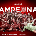España sub 17, campeona de Europa.-RFEF