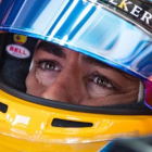 Fernando Alonso, en los entrenamientos de hoy en Austria.-AFP / ANDREJ ISAKOVIC