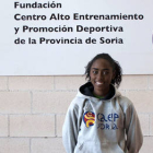 Brenda Mateo fue plata en pértiga durante el Nacional Juvenil de Pista celebrado en Valencia. -