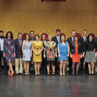 Foto de grupo con los jurados para este año.-MARIO TEJEDOR