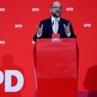 Martin Schulz ofrece una rueda de prensa en Berlín.-EFE / FELIPE TRUEBA