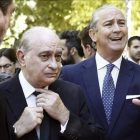 El ministro del Interior, Jorge Fernández Díaz, en un acto oficial en Pamplona.-EFE / JESÚS DIGES