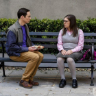 Jim Parsons y Mayim Bialik, como Sheldon y Amy en The big bang theory.-TNT