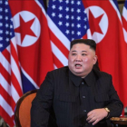 Es posible que sea incluso la primera vez que el líder supremo de Corea del Norte contesta a la pregunta de un periodista.-AFP