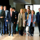 El consejero de Empleo, Carlos Fernández Carriedo, comparece ante la Comisión de Hacienda de las Cortes para informar del proyecto de presupuestos para su departamento-Leticia Pérez / ICAL