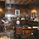 El Pleno del Ayuntamiento de Soria, en una imagen de la sesión de ayer.-VALENTÍN GUISANDE
