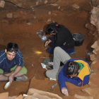 Ocho personas han participado en la excavación que finaliza está semana.-JESÚS RODRÍGUEZ