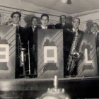 Miembros de la orquesta del Casino, de nombre Balsa, correspondiente a los años 50. El grupo se situaba en la zona que ahora es el bar.-CEDIDA