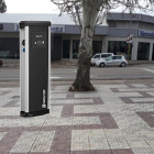 Recreación de un punto de recarga para coches eléctricos-HDS