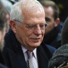 Josep Borrell dice que, ante las propuestas de Torra, lo que cuentan son los hecho-JOHN THYS (AFP)