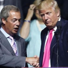 Nick Farage en un mítin de Donald Trump en Jackson (Mississippi).-AP / GERALD HERBERT