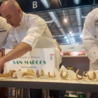 Tres cocineros sorianos que participaron en el concurso de ayer.-D.S.