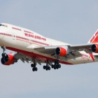 Avión de la compañía Air India.-