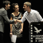 Gala de apertura del certamen de cortos de Soria celebrada ayer en la Audiencia. / V. G.-