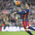 El delantero del Barça Leo Messi.-JORDI COTRINA