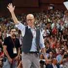 Pedro Zerolo, en el congreso que proclamó a Pedro Sánchez secretario general del PSOE, en julio del 2014.-Foto: JUAN MANUEL PRATS