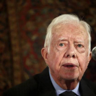 Jimmy Carter, el pasado mayo, en Jerusalén.-AFP / THOMAS COEX