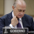 Jorge Fernández Díaz, durante una intervención en el Congreso de los Diputados.-JOSÉ LUIS ROCA