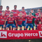 Once inicial del Numancia el pasado domingo ante el Atlético Baleares. GONZALO MONTESEGURO