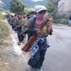 Niños como policías comunitarios en Guerrero, México.-TWITTER