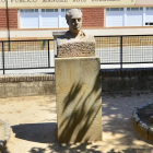 Busto de Yagüe en un parque público de El Burgo-A. M.