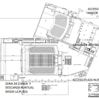 Plano del Palacio de la Audiencia con la ampliación propuesta. HDS