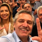 El selfie del virtual ganador y presidente de Argentina.-TWITTER