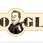 Doodle de homenaje de Lope de Vega en el 455 aniversario de su nacimiento.-GOOGLE