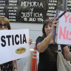 Protestas en Argentina reclamando justicia bajo el eslogan 'Yo soy Nisman', el miércoles en Buenos Aires.-Foto: AFP / ALEJANDRO PAGNI