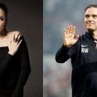 Aida Garifullina y Robbie Williams. /-PERIODICO