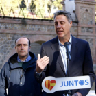 Xavier García Albiol propone a PSC y Cs tres puntos comunes para las elecciones del 21 de diciembre.-/ RAFA GARRIDO (ACN)