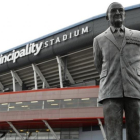 Fachada del estadio de Cardiff, sede de la próxima final de la Champions.-REUTERS