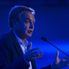 El expresidente del Gobierno espanol Jose Luis Rodriguez Zapatero dicta la conferencia La igualdad de genero como derecho hoy jueves 20 de septiembre de 2018 en la sede de la Cancilleria dominicana en Santo Domingo.-ORLANDO BARRIA (EFE)