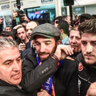 Arda, en su llegada a Estambul para fichar por el Basaksehir-AFP / OZAN KOSE