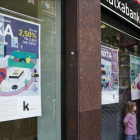 Publicidad de hipotecas  de entidades bancarias, en Barcelona.-EL PERIÓDICO