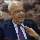 El secretario general de la Organización para la Liberación de Palestina, Saeb Erekat.-AHMAD GHARABLI (AFP)