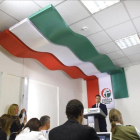 El líder del partido Jobbik, Gabor Vona, el pasado 2 de octubre tras cerrarse los colegios electorales del referemdum contra los refugiados.-EFE / TAMAS KOVACS
