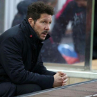 Simeone, durante el partido contra el Leganés del sábado pasado.-AFP / CESAR MANSO