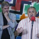 Unai Sordo y Josep Maria Álvarez, en un acto sindical.-EFE / EMILIO NARANJO