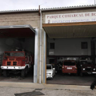 Estado actual del parque comarcal de bomberos de Almazán. / VALENTÍN GUISANDE-