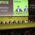 Junta General de Accionistas de Bankia en 2012.-