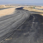 La paralización de las obras de este tramo de la A-15 también está siendo acompañada por la demora en el pago de las expropiaciones. / VALENTÍN GUISANDE-