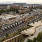 Obras de la estación de La Sagrera, en septiembre del 2015.-ALBERT BERTRAN