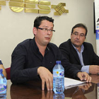 Miembros del comité con el anterior presidente, Javier Munilla. / V. G. -