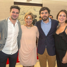 Valdeón, con sus hijos y un sobrino.-Miguel Ángel Santos