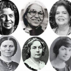 De izquierda a derecha y de arriba abajo: Harriet Tubman, Eleanor Roosevelt, Rosa Parks, Wilma Mankiller, Susan B. Anthony, Sojourner Truth, Clara Barton, Elizabeth Lady Stanton, Margaret Sanger y Rachel Carson.-Foto: WOMEN ON 20S